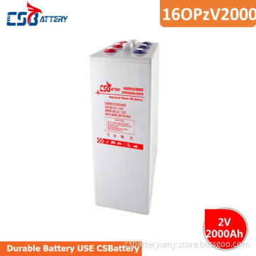 Csbattery 2V2000ah Tubular Gel Battery for Wind-Turbine